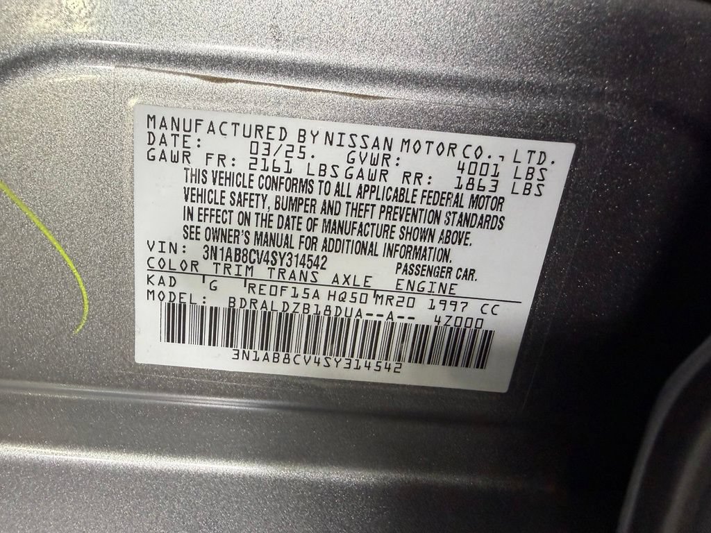 Used 2025 Nissan Sentra SV FWD image 24