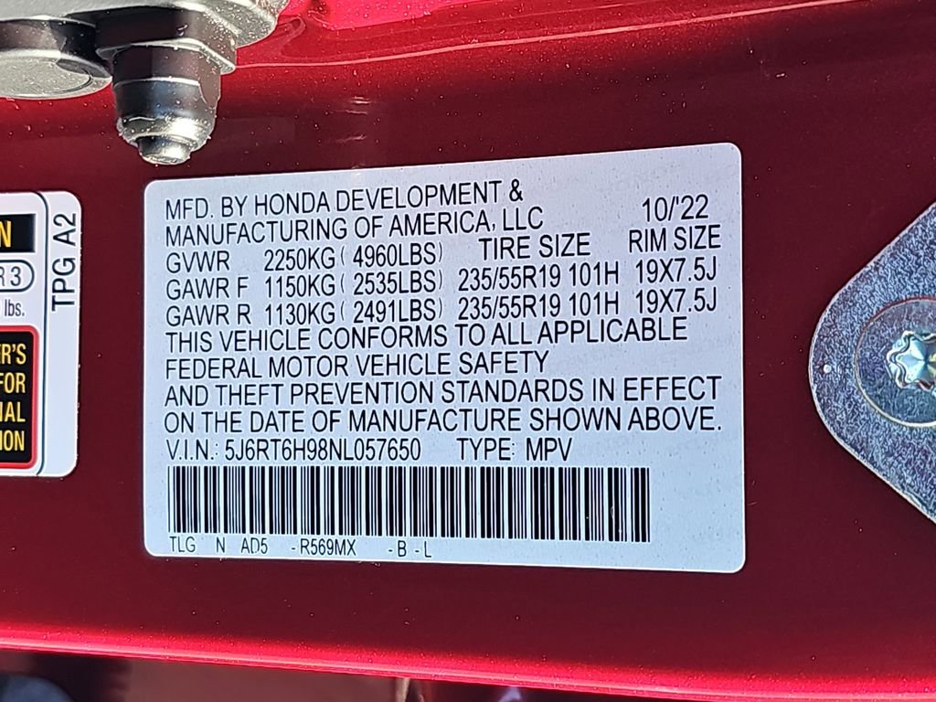 Used 2022 Honda CR-V Touring image 39