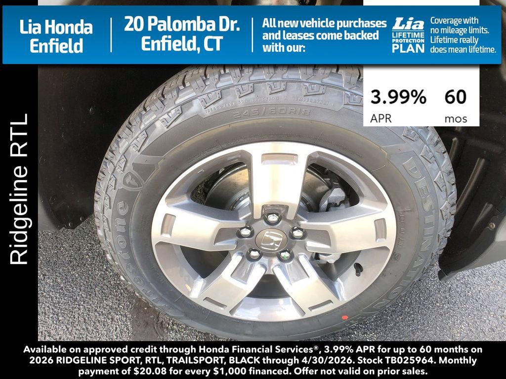 New 2026 Honda Ridgeline RTL image 10