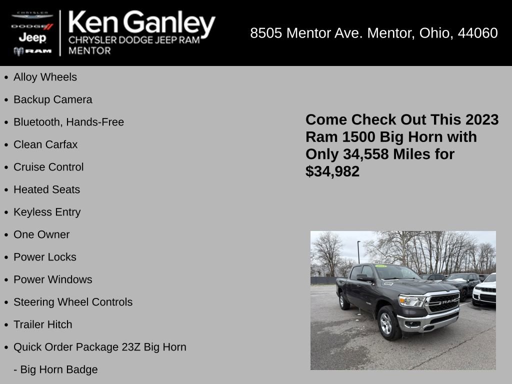 Used 2023 RAM 1500 Big Horn image 5