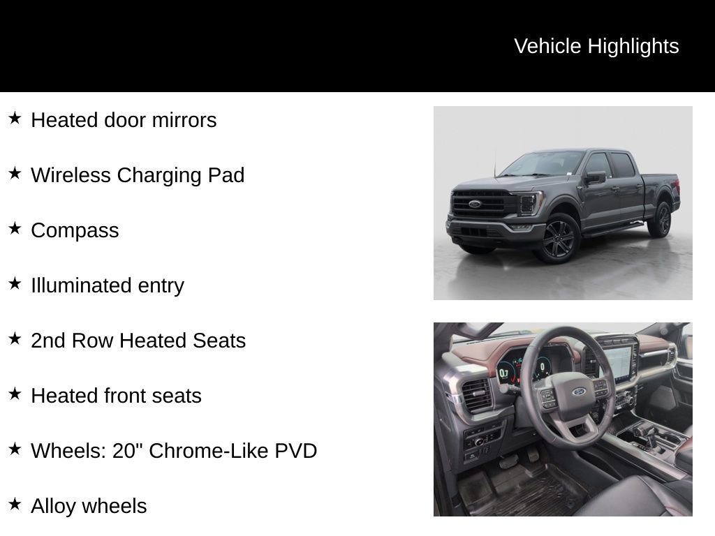 Used 2023 Ford F150 Lariat w/ Equipment Group 502A High image 31