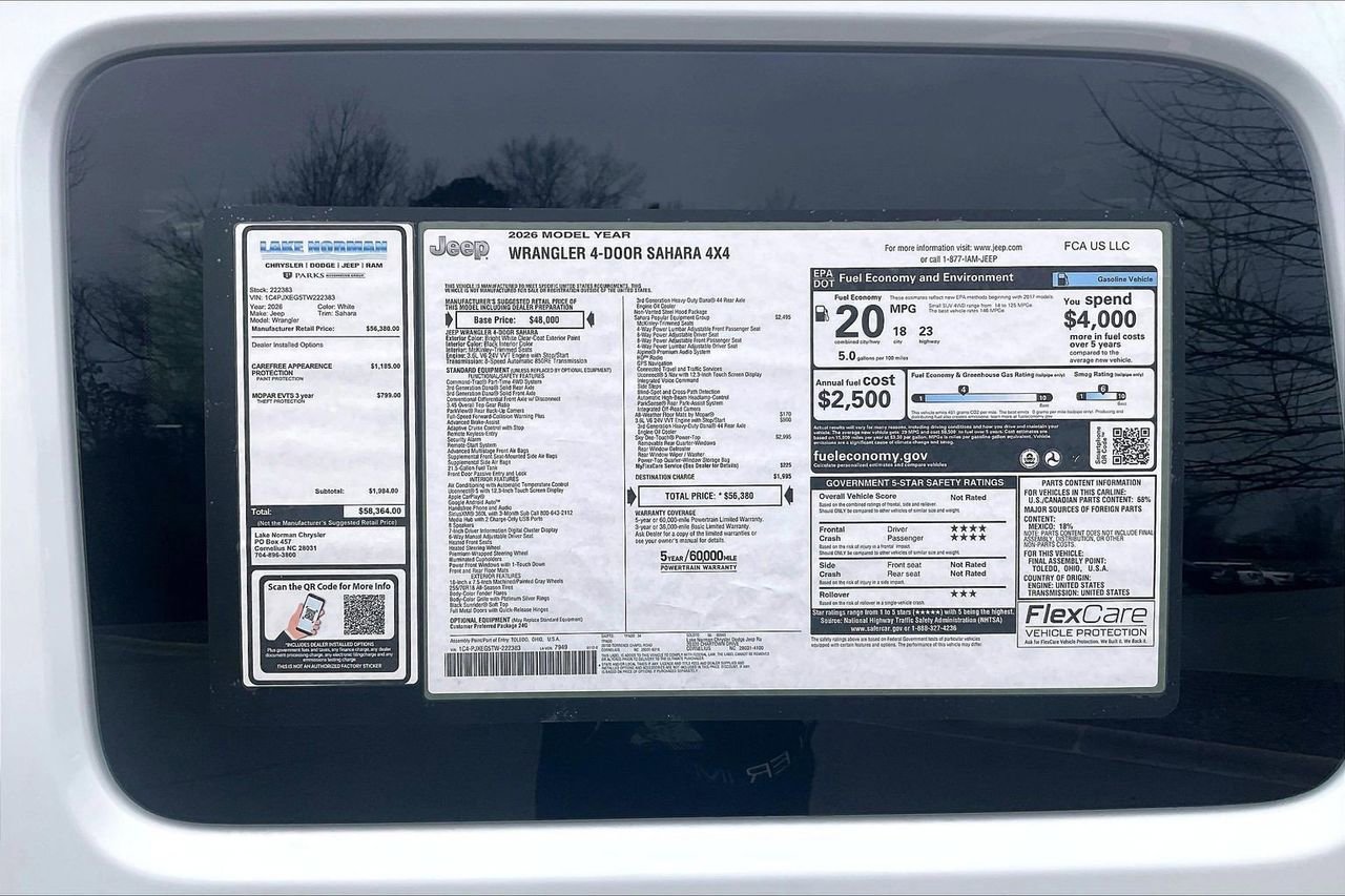 New 2026 Jeep Wrangler Sahara image 38