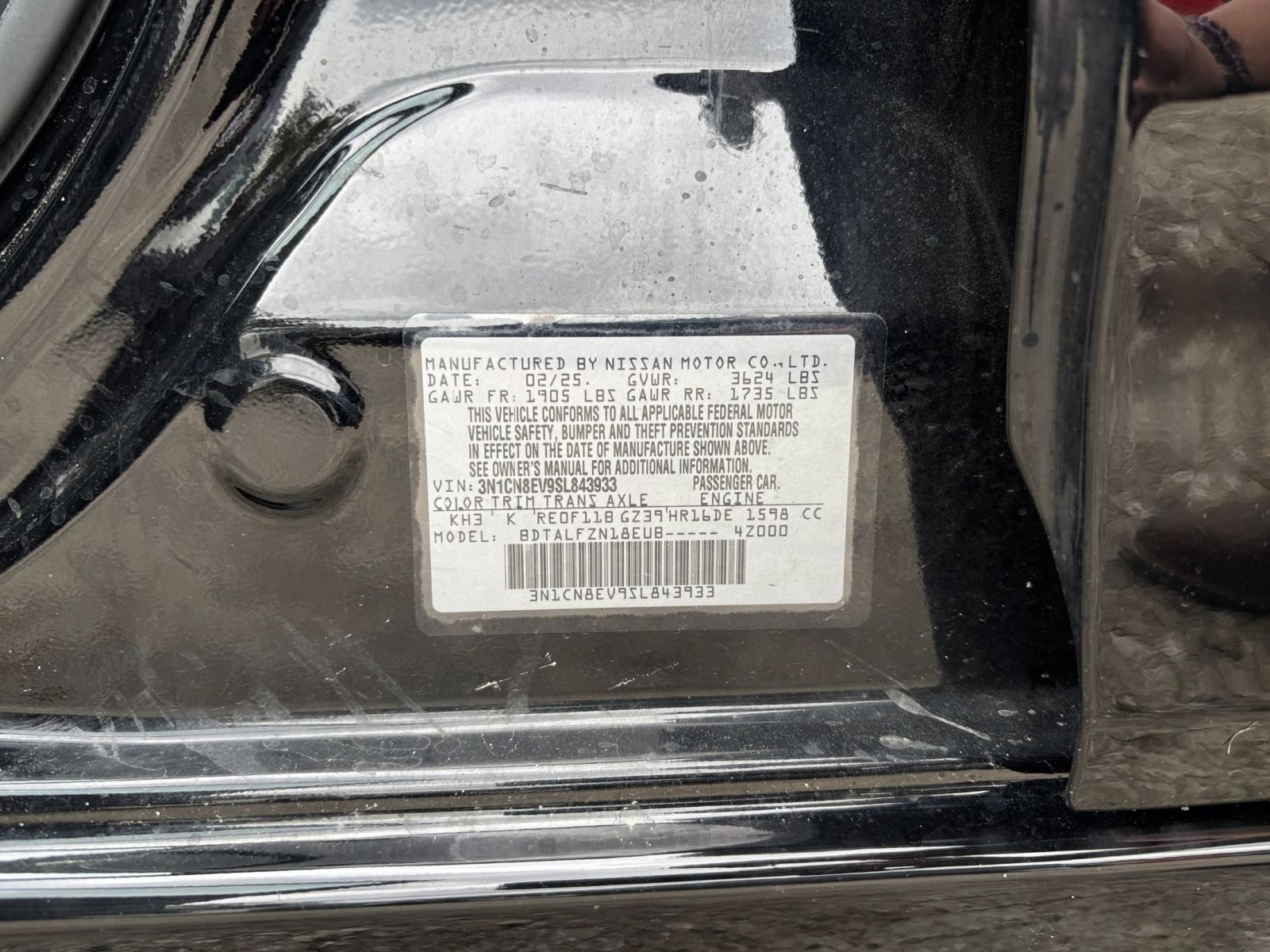 Used 2025 Nissan Versa SV FWD image 27