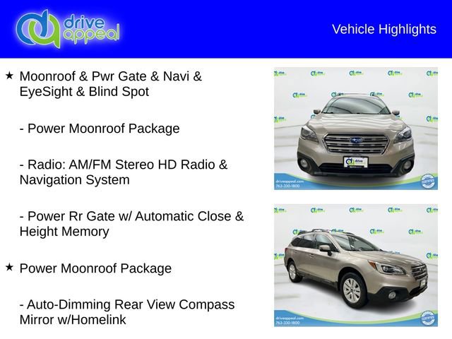 Used 2015 Subaru Outback 2.5i Premium AWD/4WD image 6