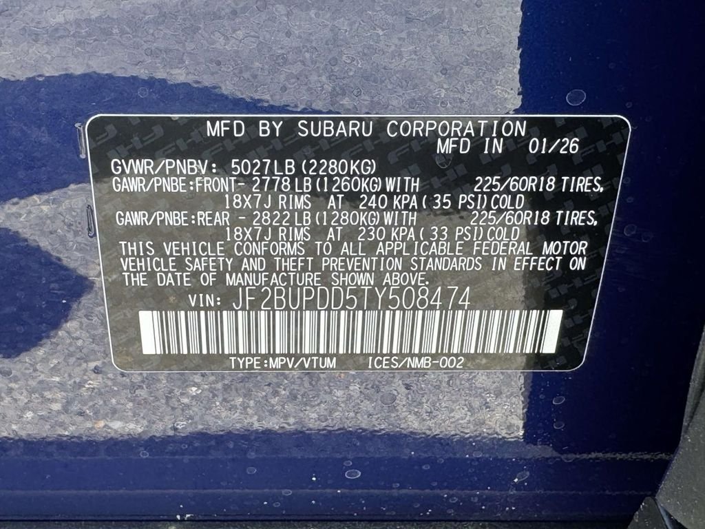 New 2026 Subaru Outback Limited AWD/4WD image 25