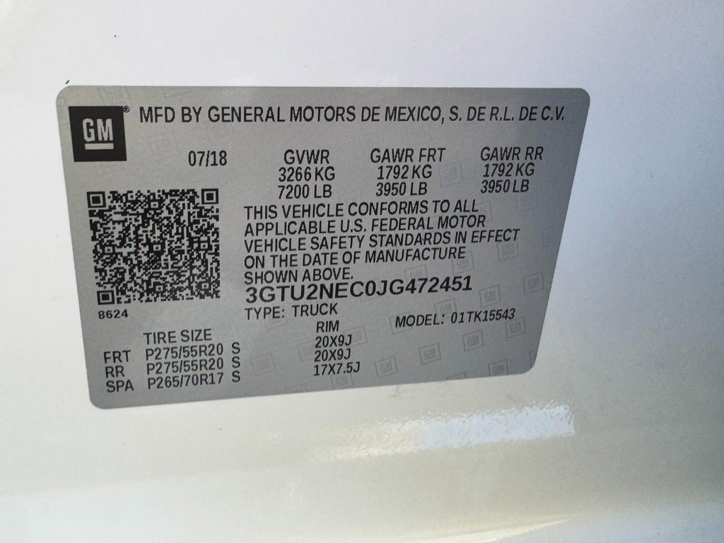 Used 2018 GMC Sierra 1500 SLT w/ SLT Premium Package image 24