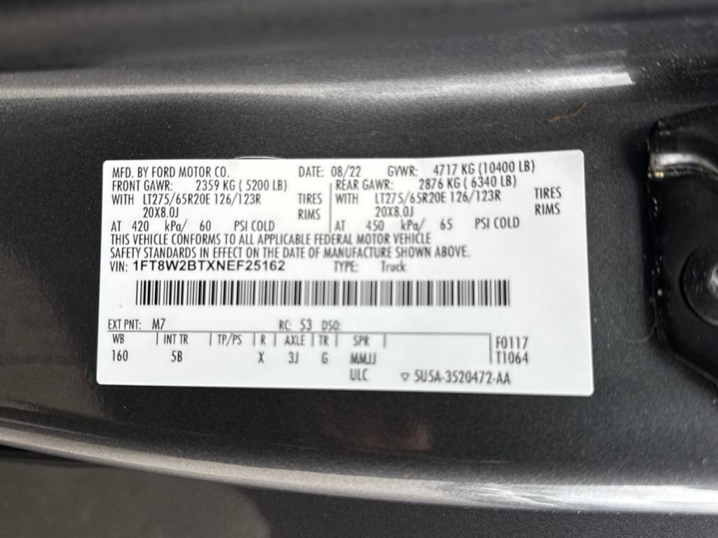 Used 2022 Ford F250 Lariat w/ Black Appearance Package image 32