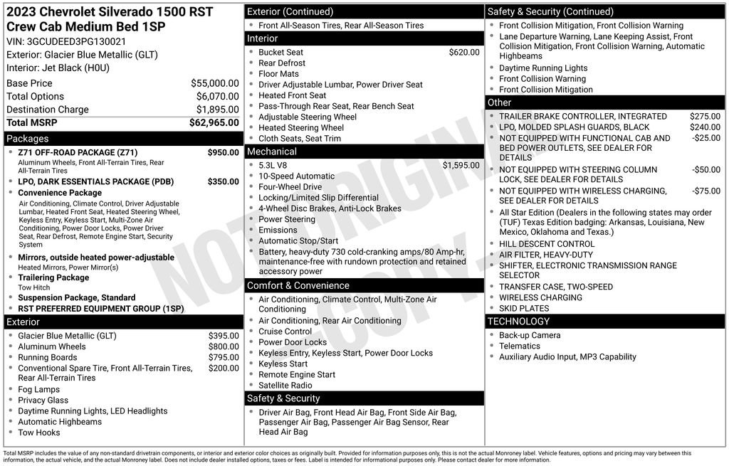 Certified 2023 Chevrolet Silverado 1500 RST w/ Z71 Off-Road Package AWD/4WD image 42