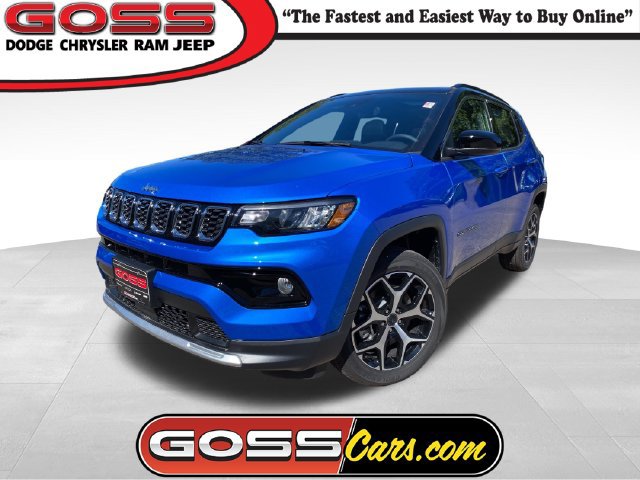 New 2026 Jeep Compass Limited w/ Sun, Sound & Navigation Group AWD/4WD 360° Tour