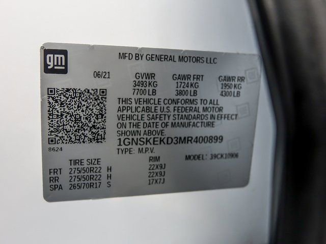 Certified 2021 Chevrolet Suburban RST image 37