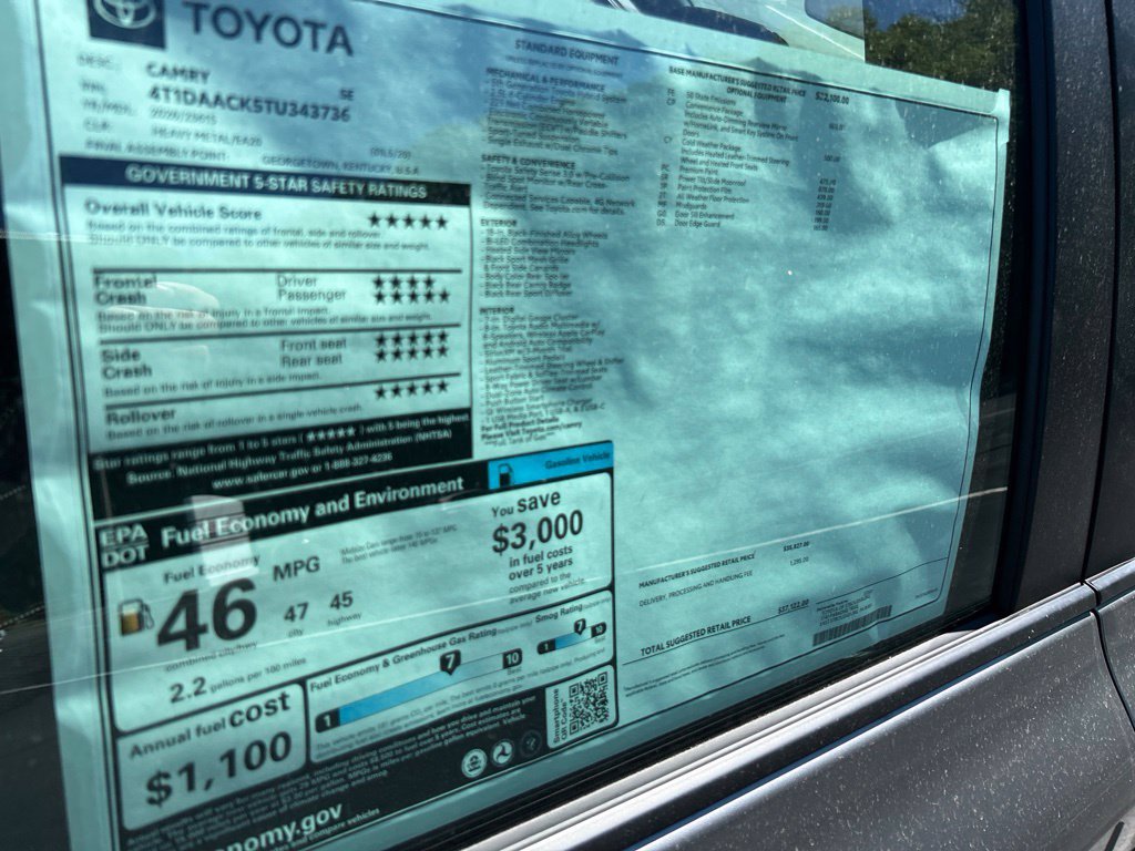 New 2026 Toyota Camry SE FWD image 29