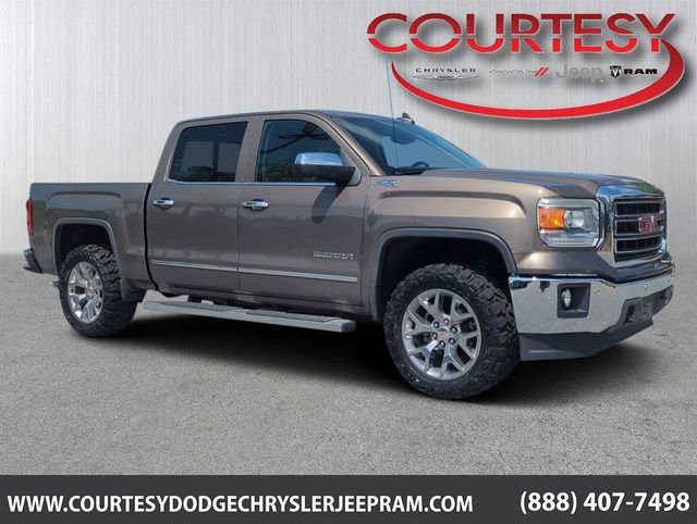 Used 2015 GMC Sierra 1500 SLT w/ SLT Crew Cab Value Package AWD/4WD image 1