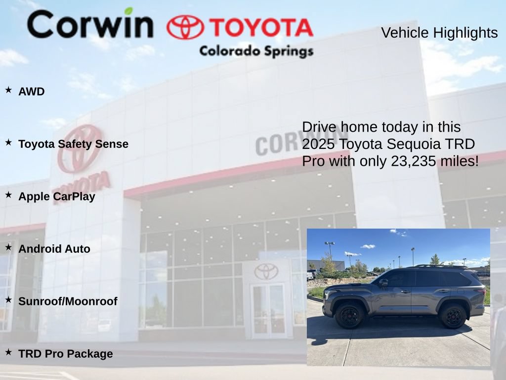 Used 2025 Toyota Sequoia TRD Pro AWD/4WD image 6