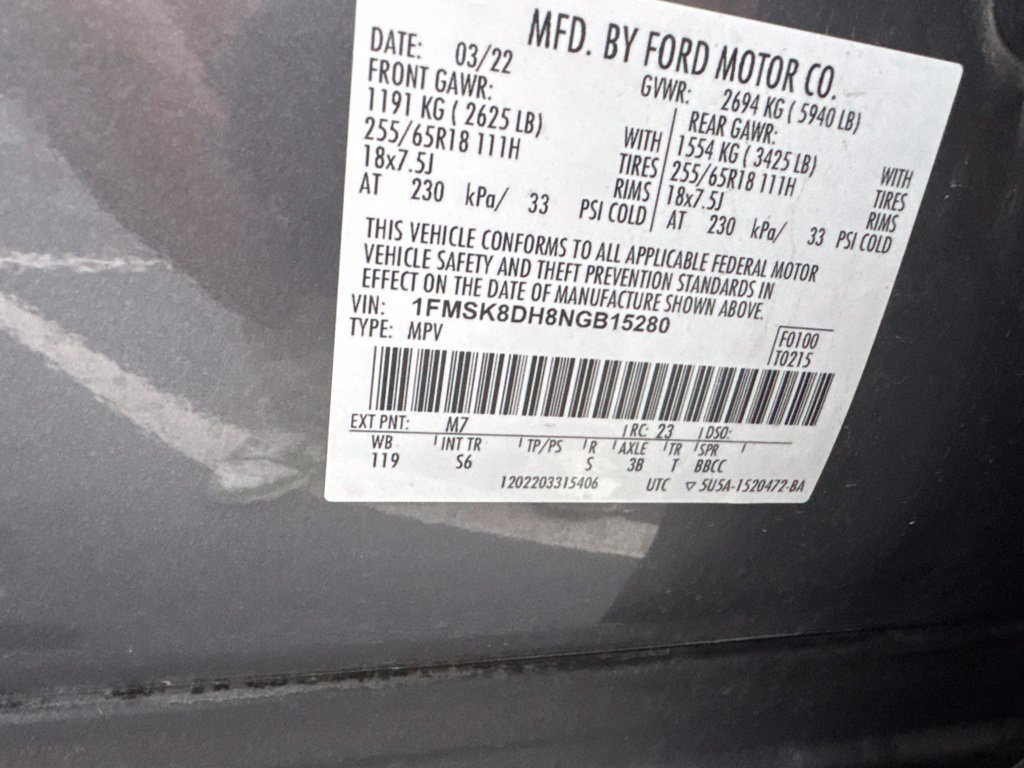 Used 2022 Ford Explorer XLT w/ Equipment Group 202A AWD/4WD image 20