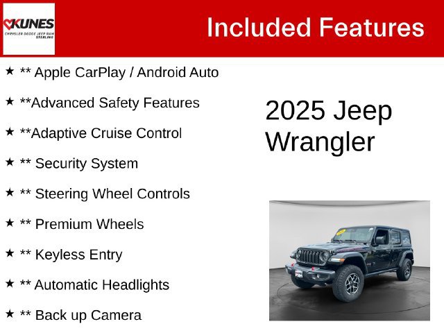 Used 2025 Jeep Wrangler Unlimited Rubicon AWD/4WD image 4