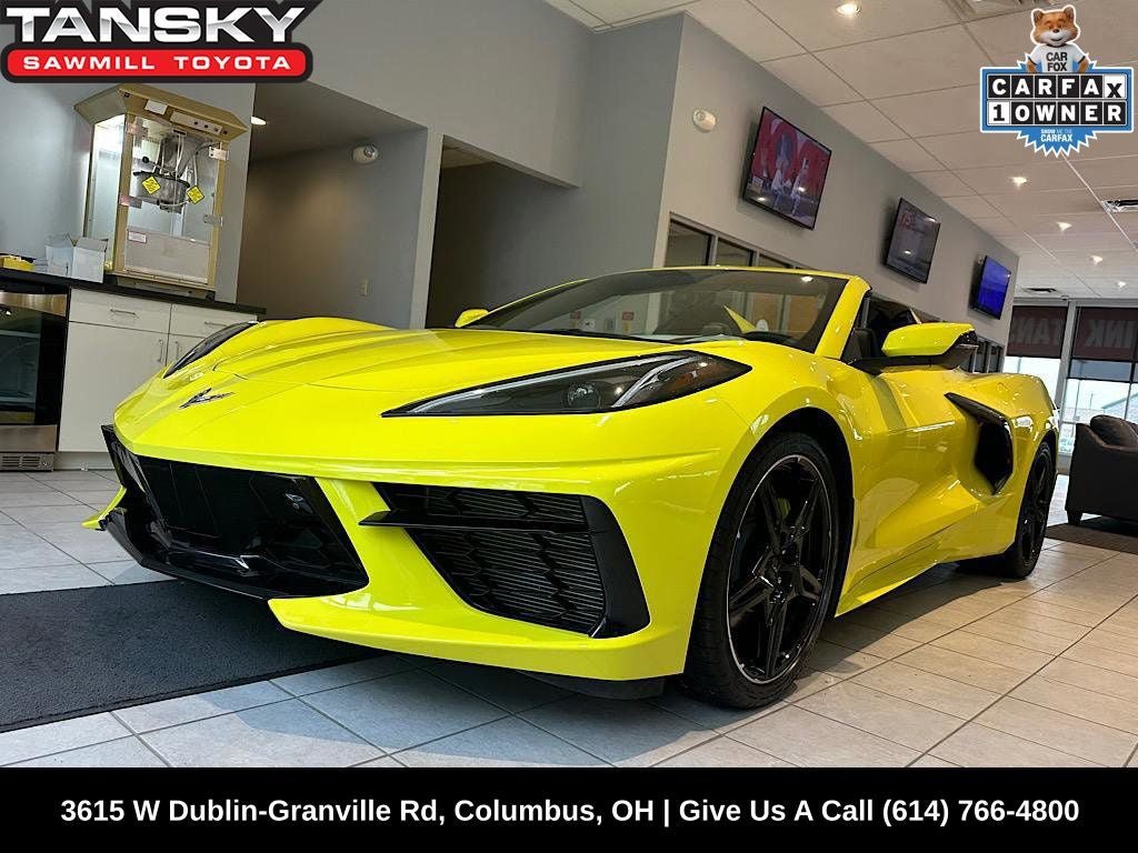 Used 2021 Chevrolet Corvette Stingray Preferred Conv w/ Battery Protection Package RWD image 1