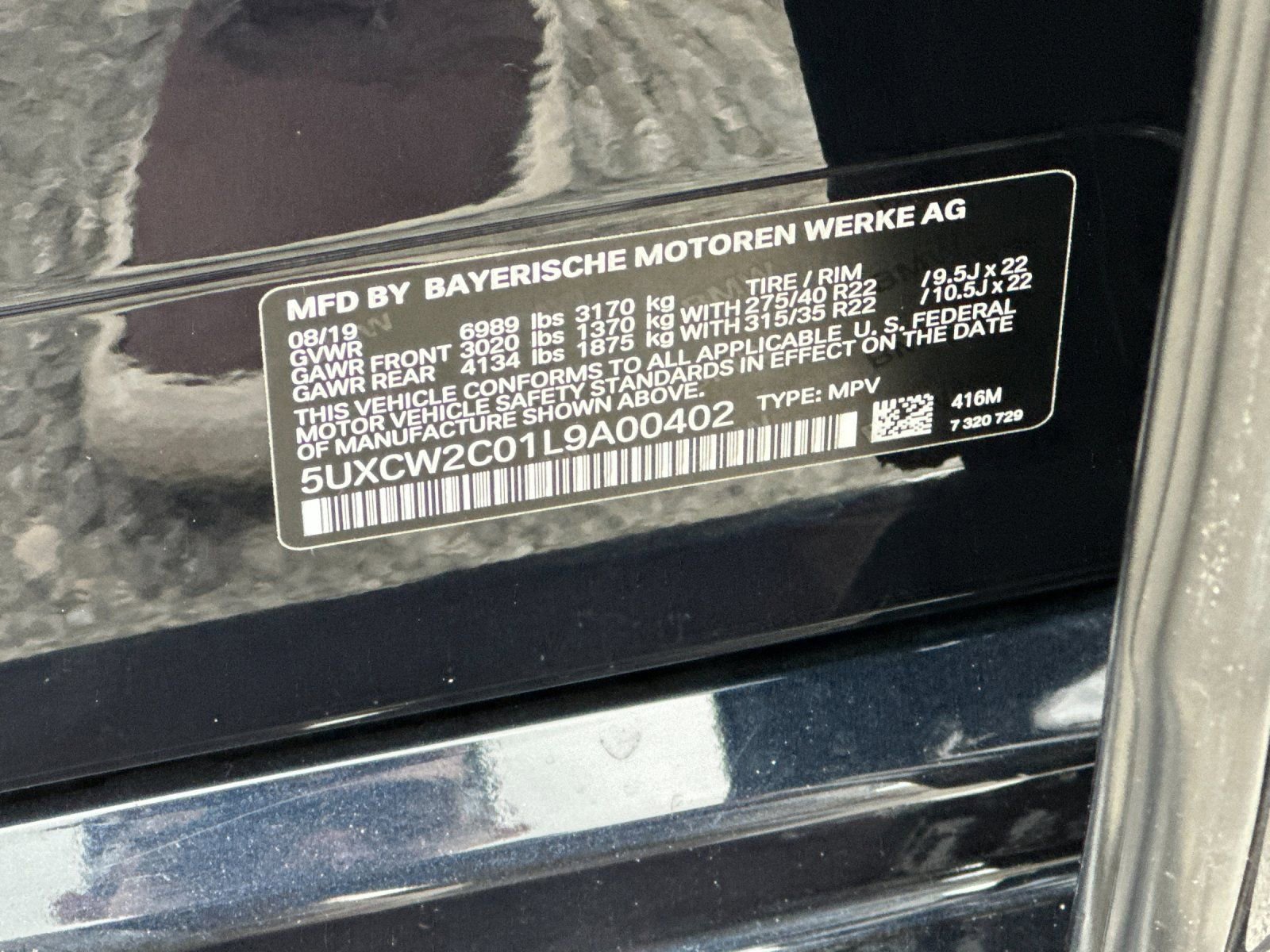 Used 2020 BMW X7 xDrive40i w/ M Sport Package AWD/4WD image 30