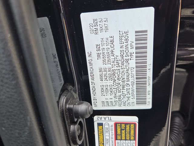 Used 2020 Honda CR-V Touring image 7