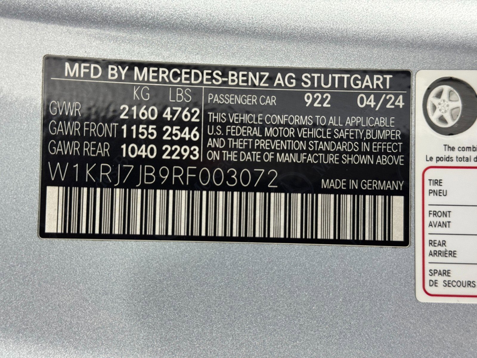 Used 2024 Mercedes-Benz AMG GT 63 image 51