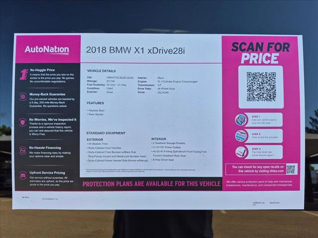 Used 2018 BMW X1 xDrive28i AWD/4WD image 25