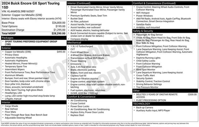 Used 2024 Buick Encore GX Sport Touring image 57