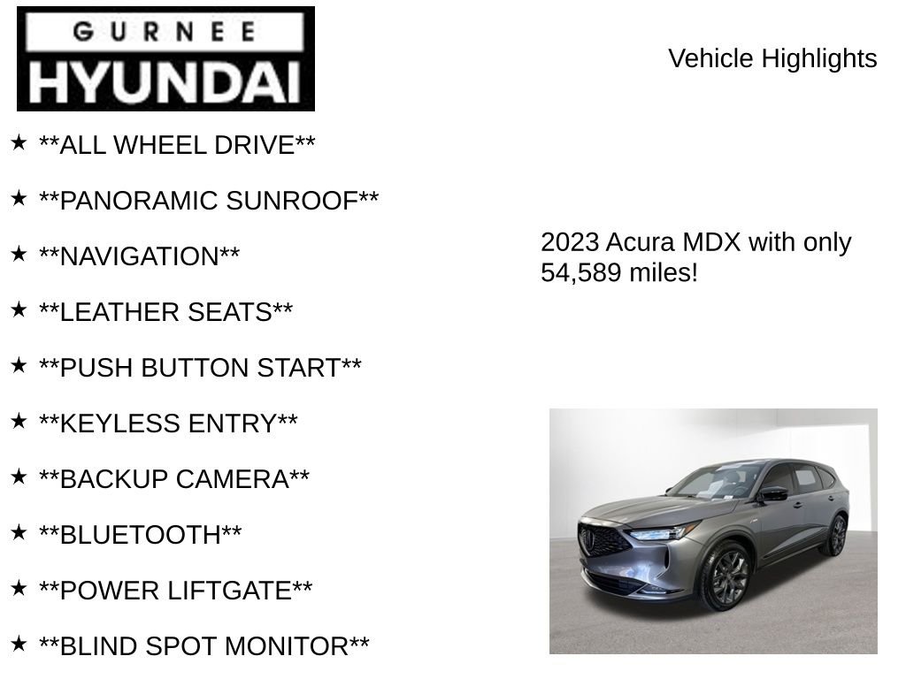 Used 2023 Acura MDX A-Spec image 7