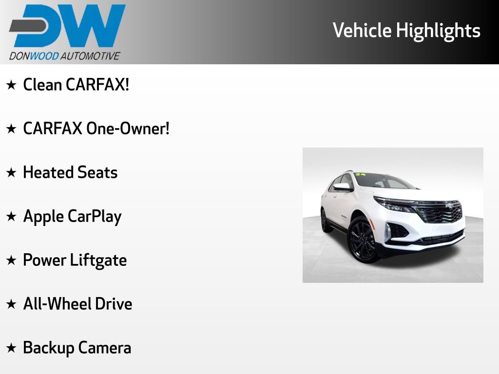 Used 2024 Chevrolet Equinox RS AWD/4WD image 6