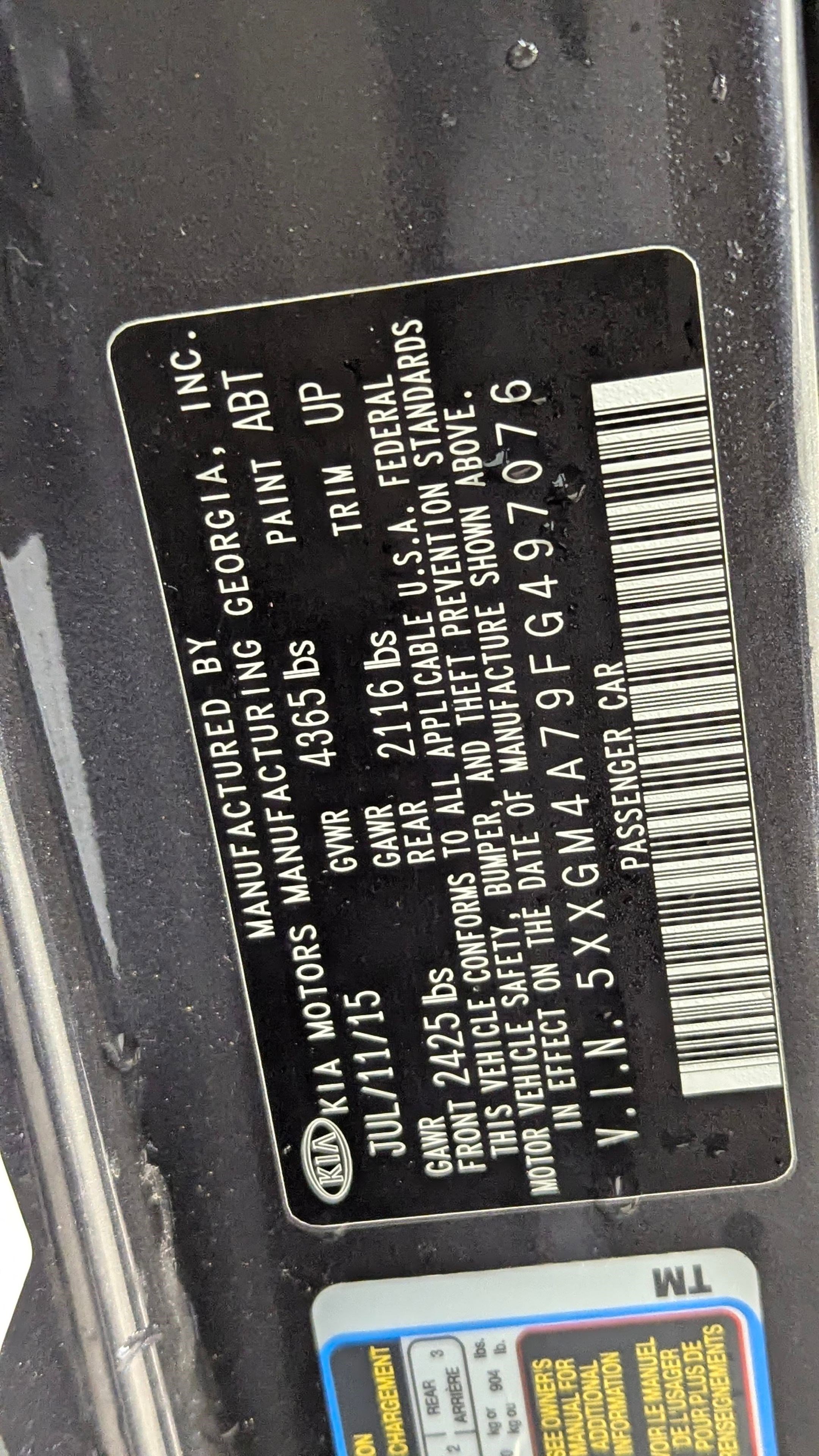 Used 2015 Kia Optima LX w/ LX Convenience Package image 19