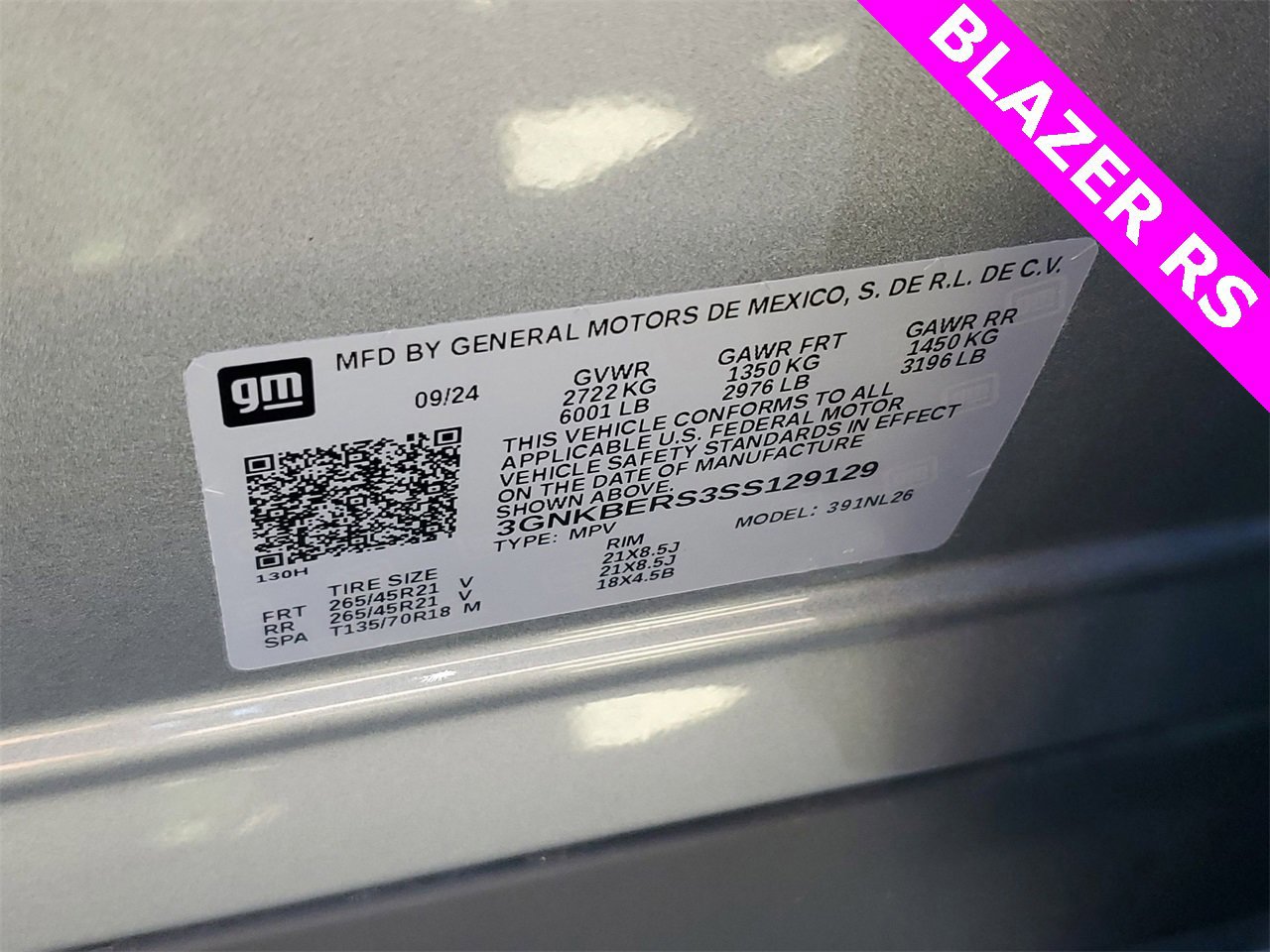 Used 2025 Chevrolet Blazer RS w/ Driver Confidence II Package image 34