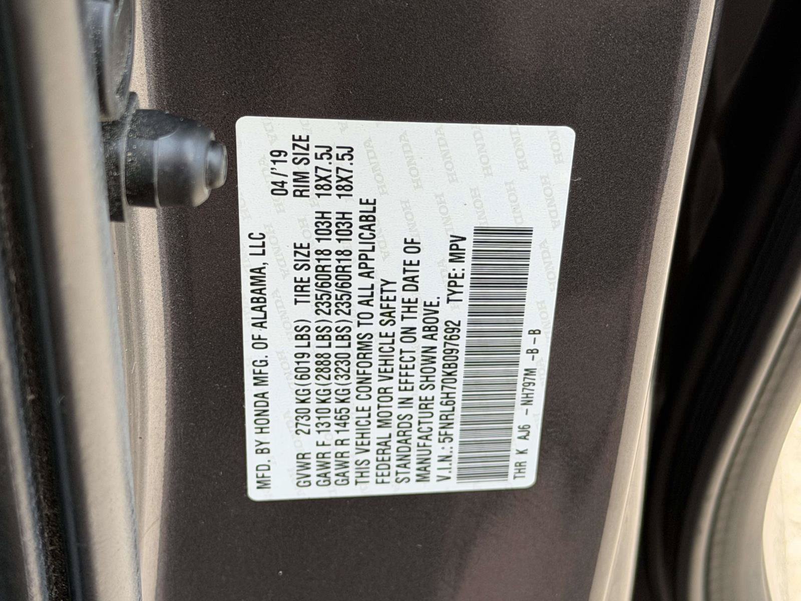 Used 2019 Honda Odyssey EX-L image 20