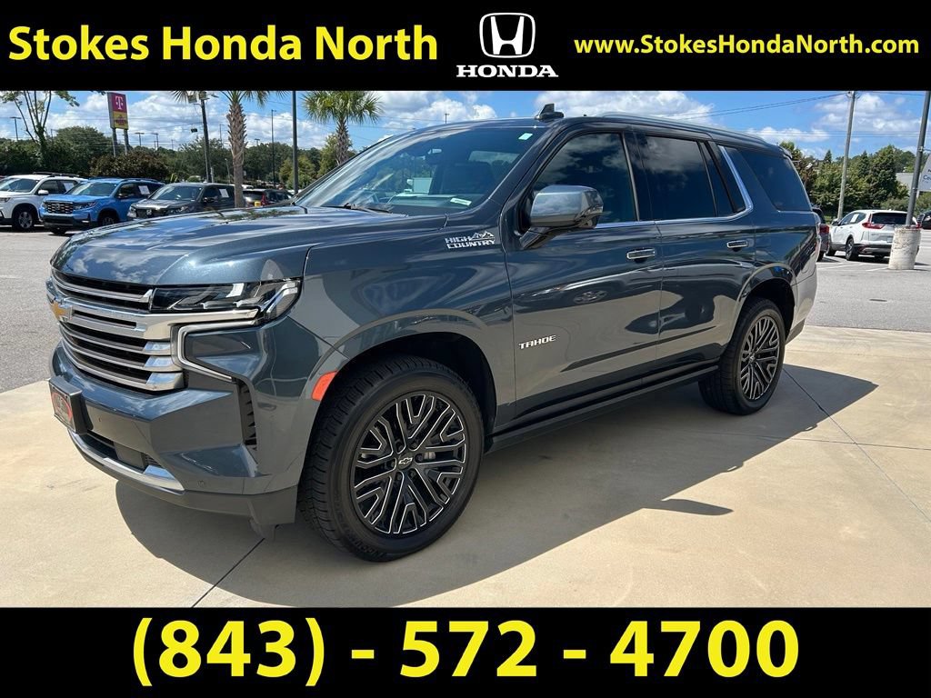 Used 2021 Chevrolet Tahoe High Country w/ Premium Package AWD/4WD image 2