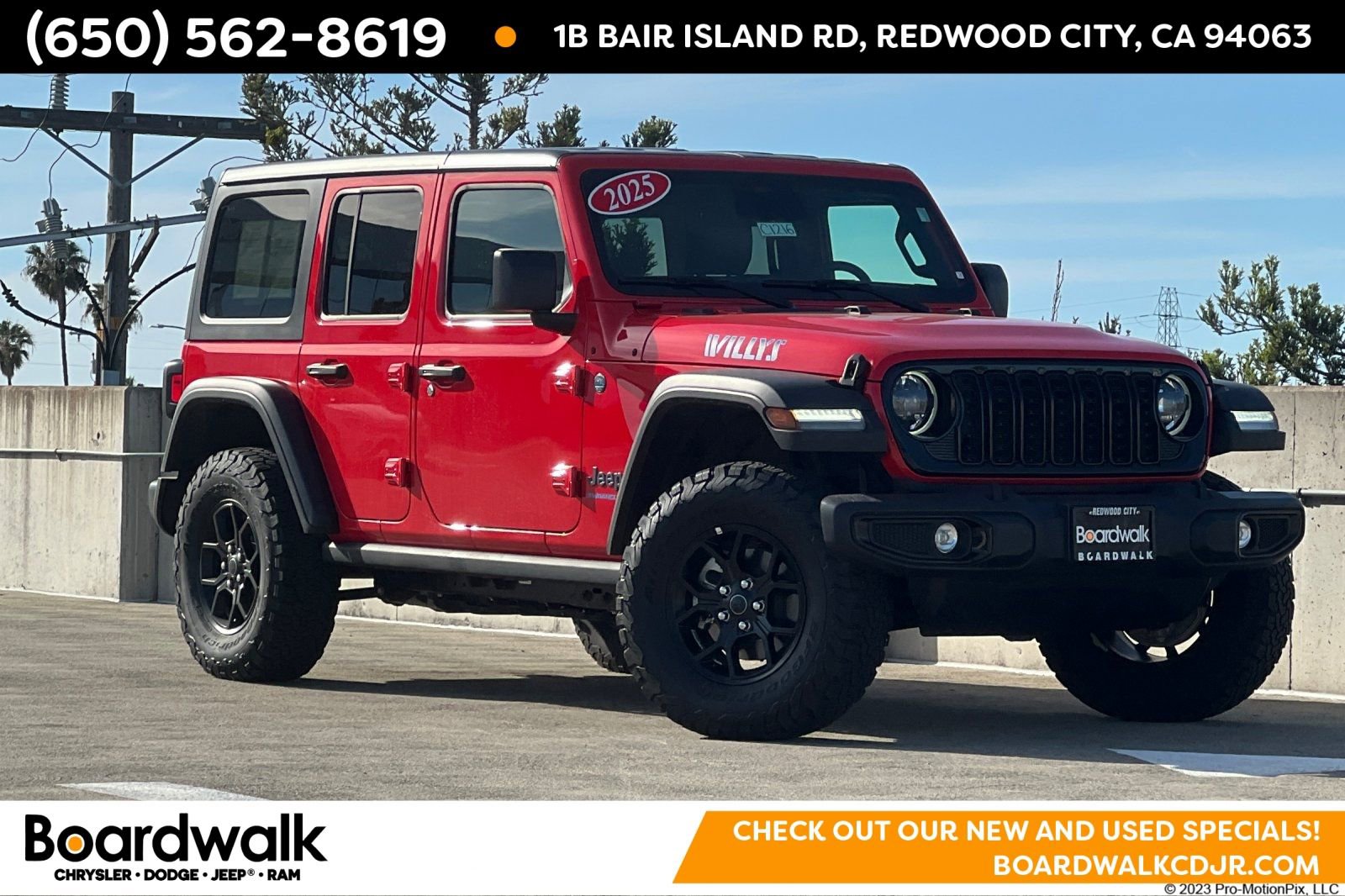 Used 2025 Jeep Wrangler Unlimited Sport S 4xe AWD/4WD image 1