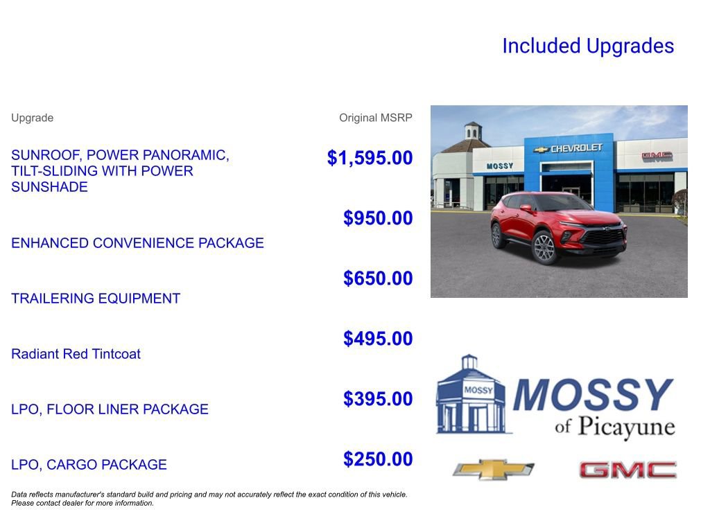 New 2025 Chevrolet Blazer RS w/ Enhanced Convenience Package image 9