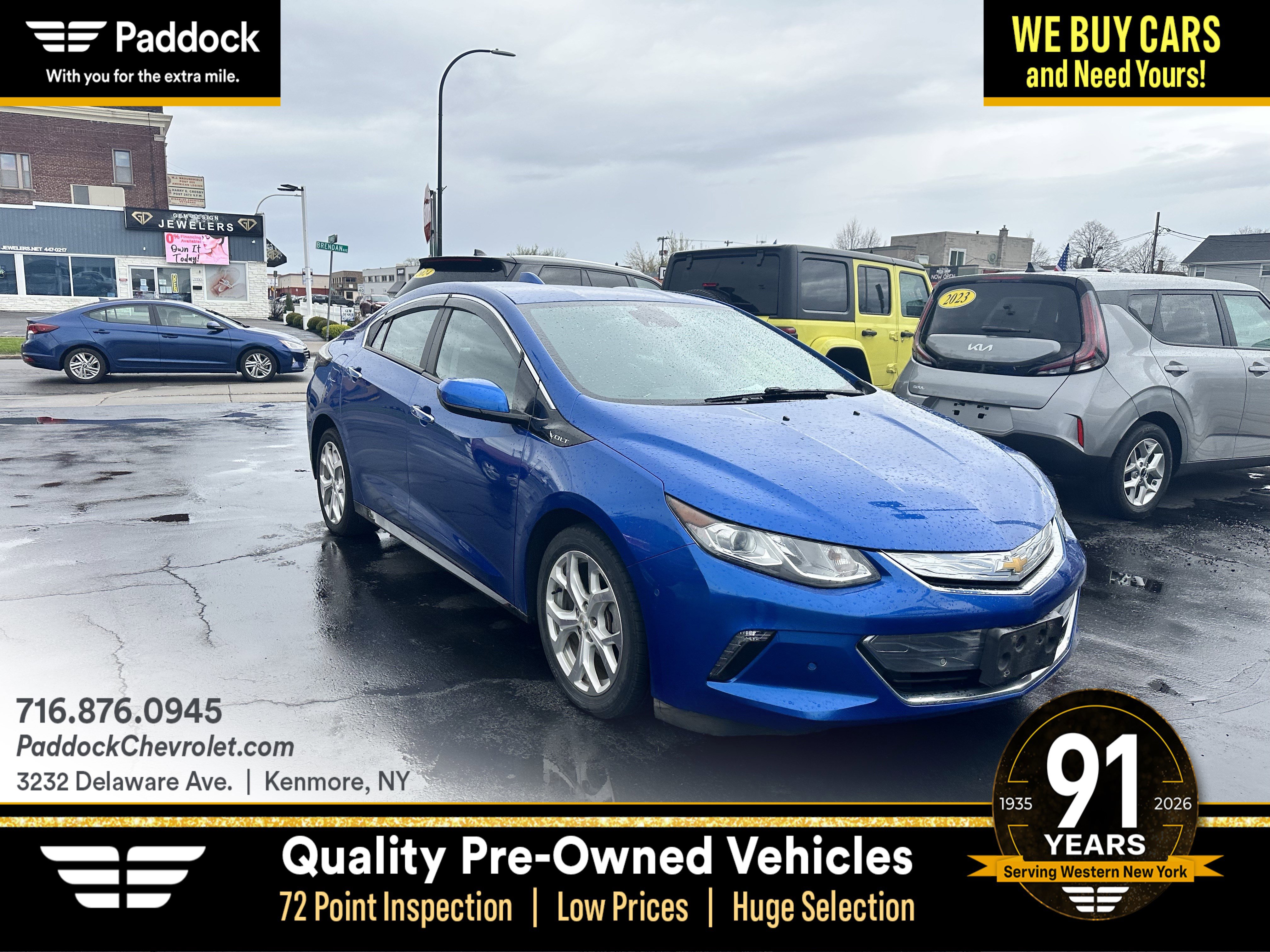 Used 2016 Chevrolet Volt Premier w/ Driver Confidence Package