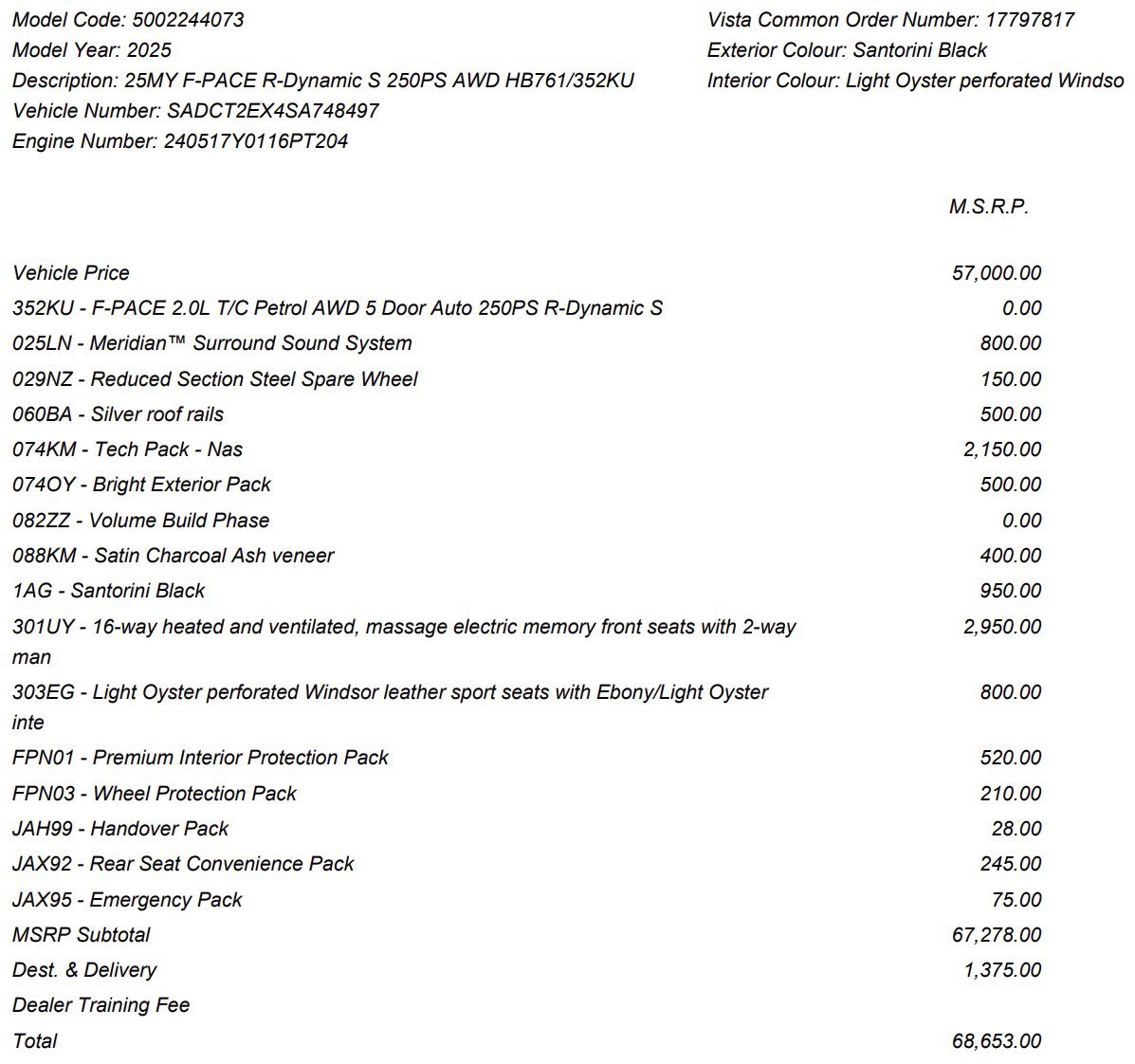 Used 2025 Jaguar F-PACE R-Dynamic S image 28