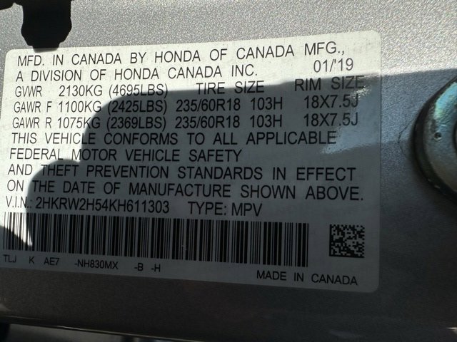Used 2019 Honda CR-V EX image 44