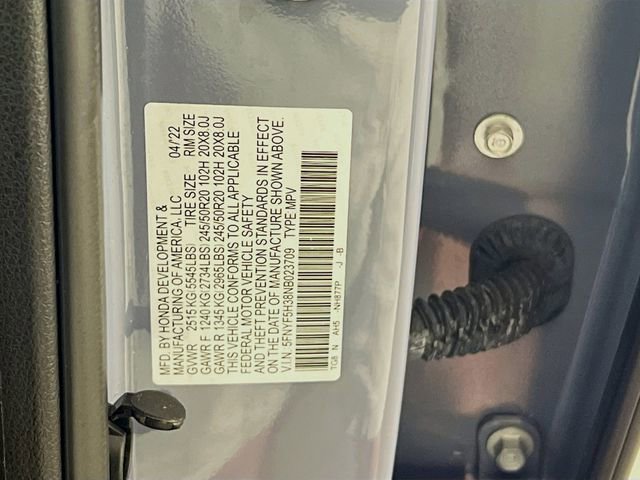 Used 2022 Honda Pilot Sport image 26