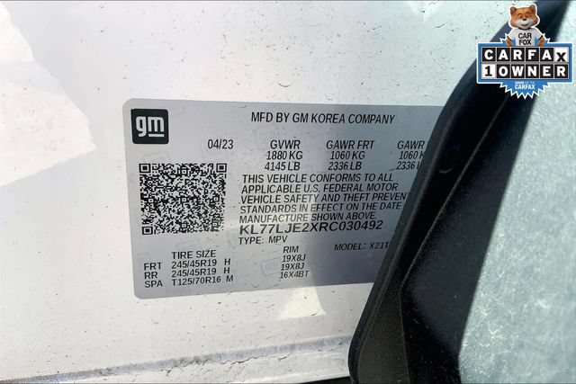 Used 2024 Chevrolet Trax RS w/ Sunroof Package FWD image 29