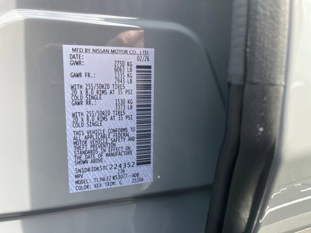 New 2026 Nissan Pathfinder Platinum image 31