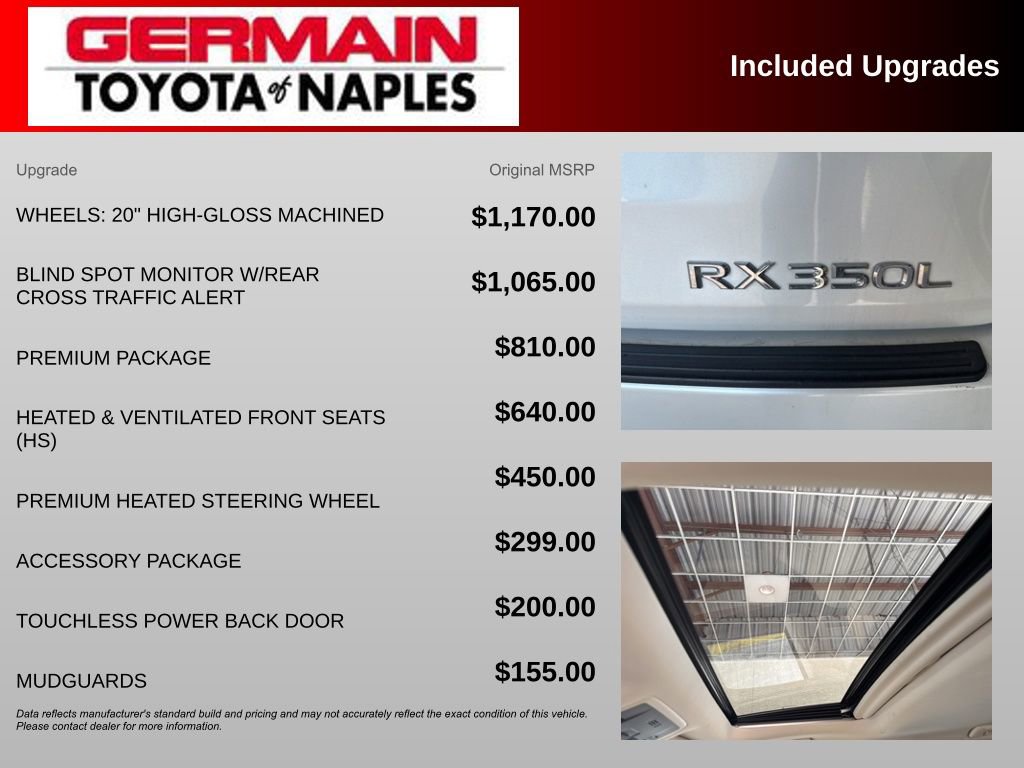 Used 2018 Lexus RX 350L FWD w/ Premium Package image 25