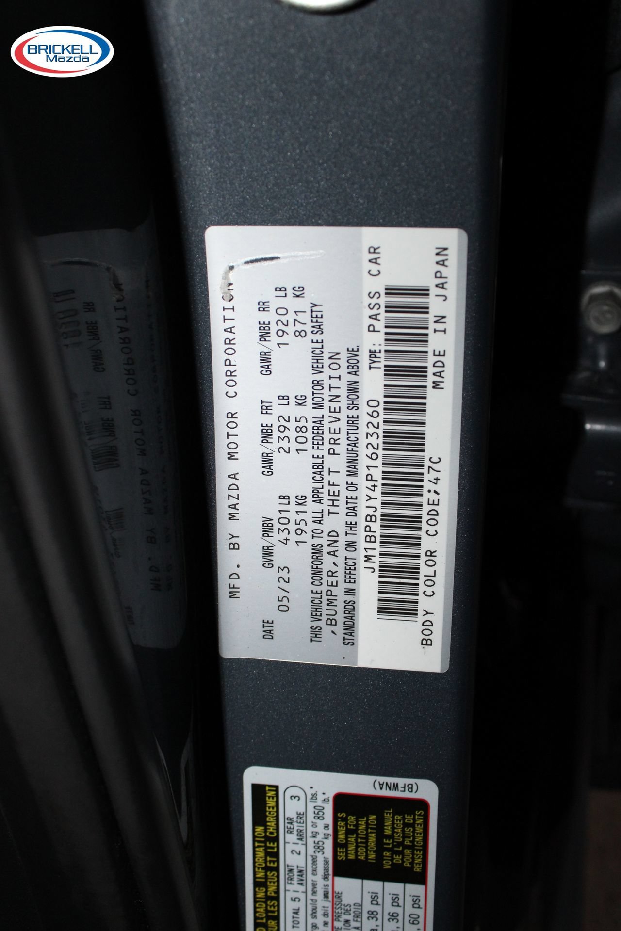 Certified 2023 MAZDA MAZDA3 AWD 2.5 Turbo Hatchback image 43