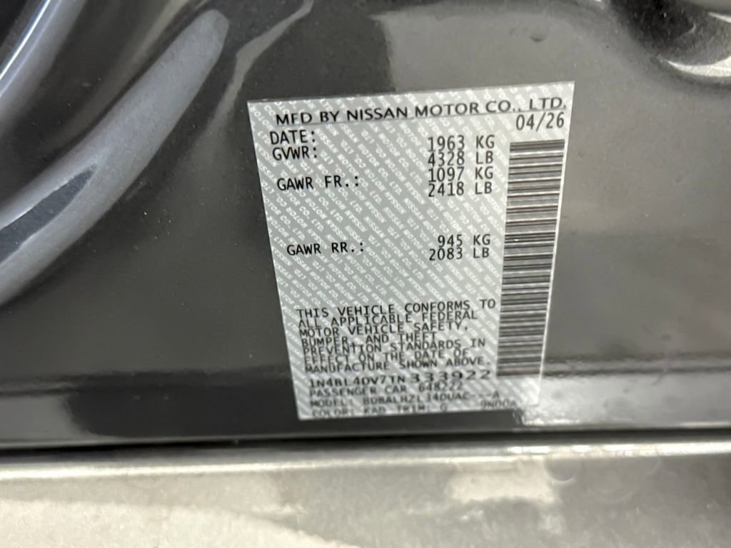 New 2026 Nissan Altima 2.5 SV w/ SV Special Edition Package FWD image 26