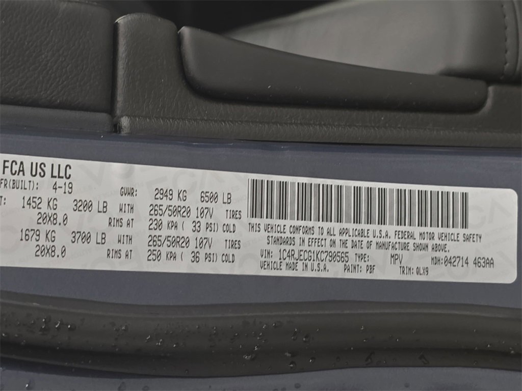 Used 2019 Jeep Grand Cherokee High Altitude image 31