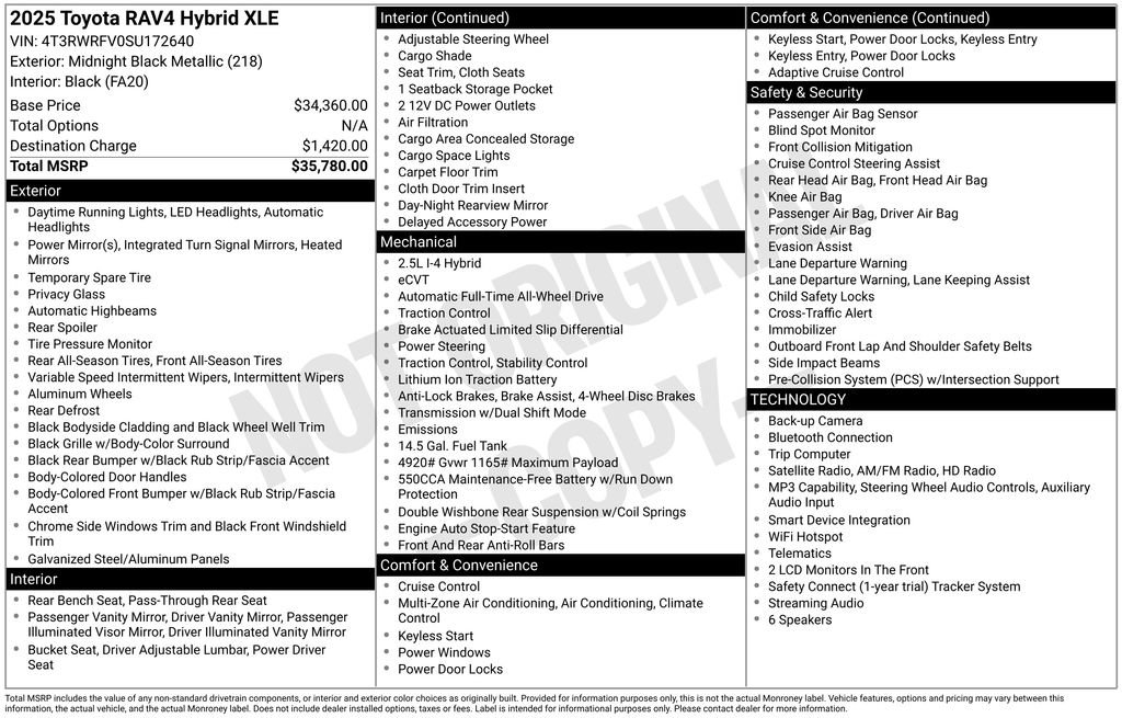Used 2025 Toyota RAV4 XLE AWD/4WD image 34