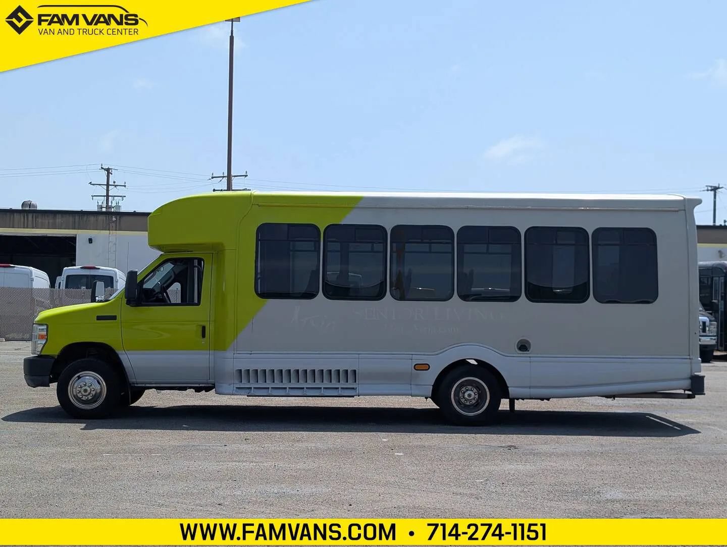Used 2015 Ford E-450 and Econoline 450 Super Duty w/ Shuttle Bus Prep Package RWD image 4