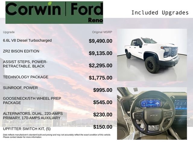 Used 2024 Chevrolet Silverado 2500 ZR2 w/ ZR2 Bison Edition AWD/4WD image 3