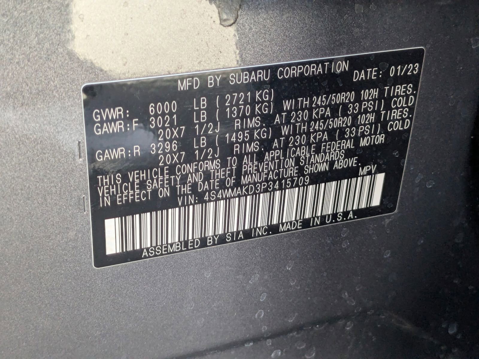 Used 2023 Subaru Ascent Onyx Edition Limited w/ Popular Package - Onyx image 31