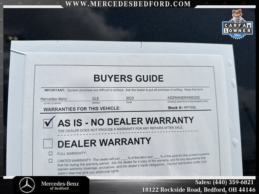 Used 2023 Mercedes-Benz GLE 350 4MATIC image 32
