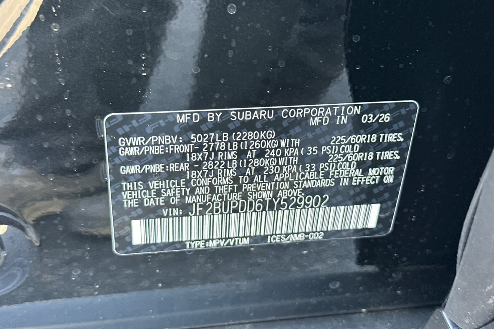 New 2026 Subaru Outback Limited AWD/4WD image 27