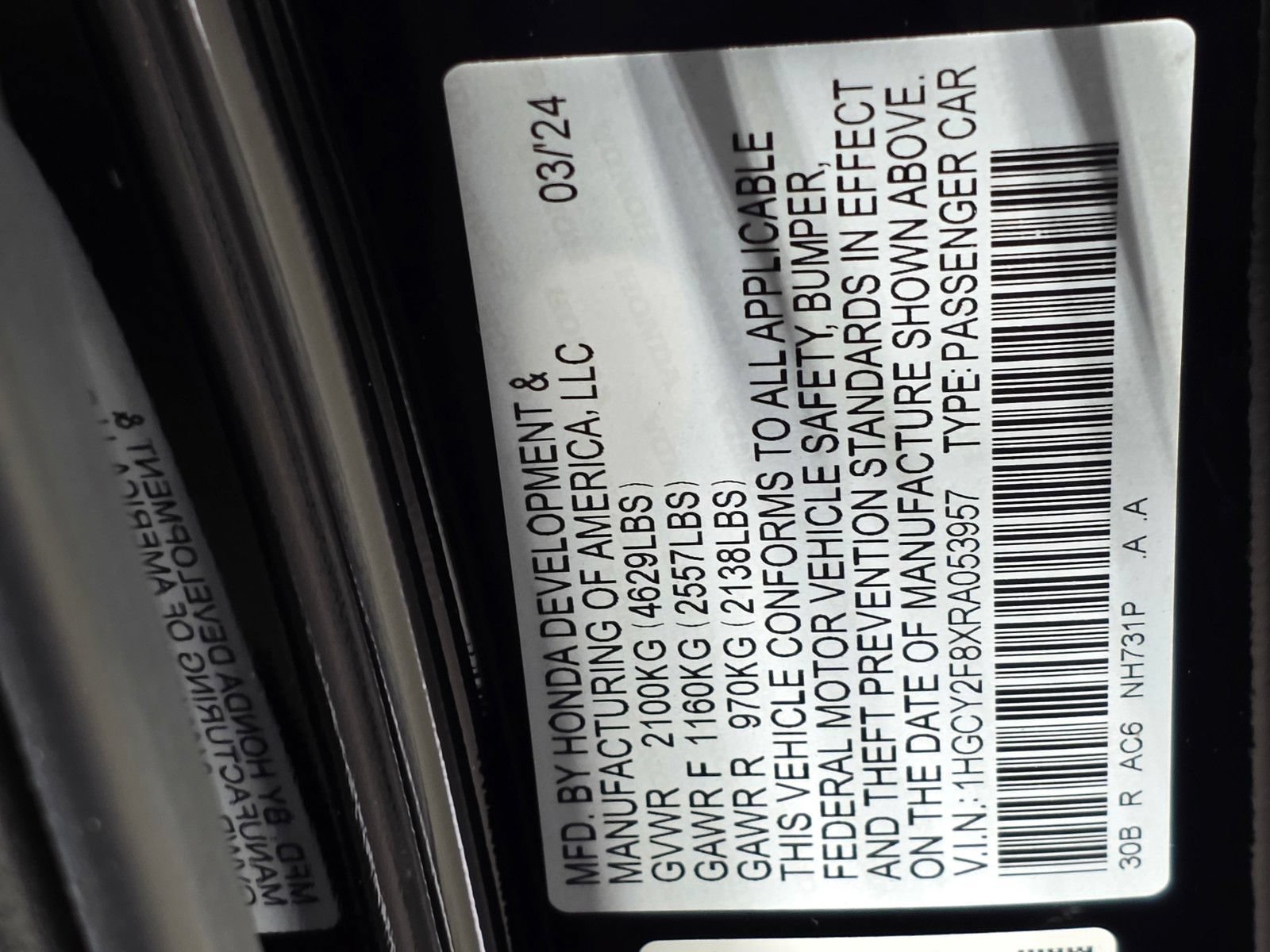 Used 2024 Honda Accord Touring image 35